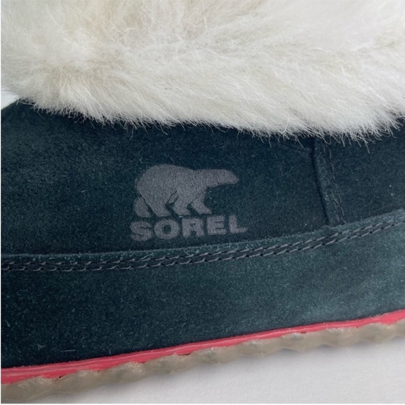 Sorel Out N About Waterproof Black Suede Leather Sporty Slip On Ankle Booties - Picture 10 of 14